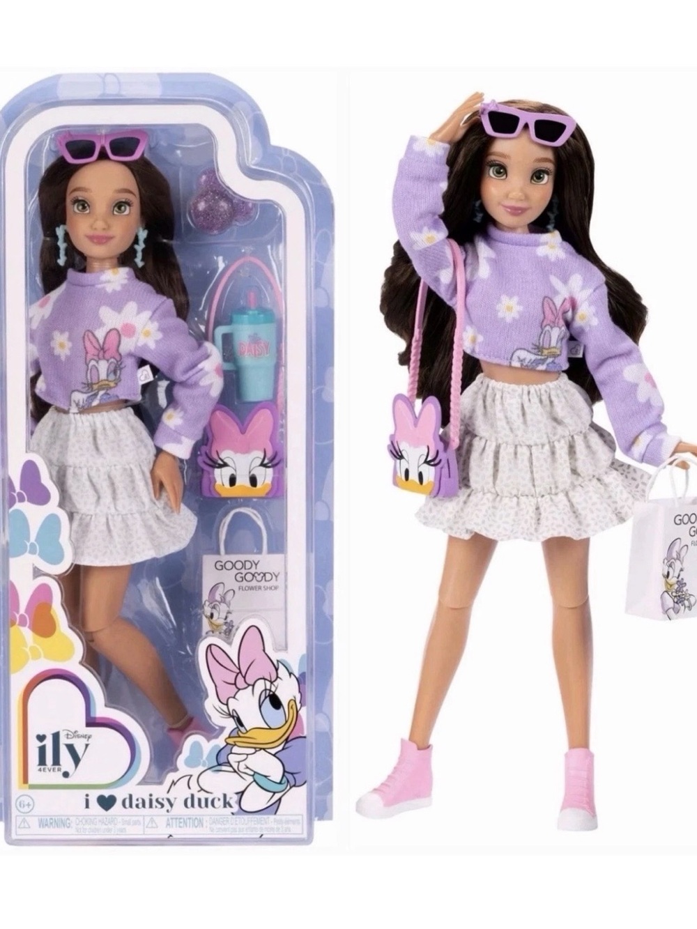 Disney ily Daisy Duck Doll with Accessories NWT